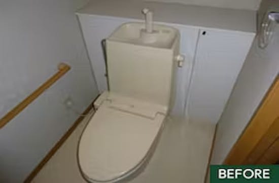 工事前 群馬県のお客様のトイレ工事