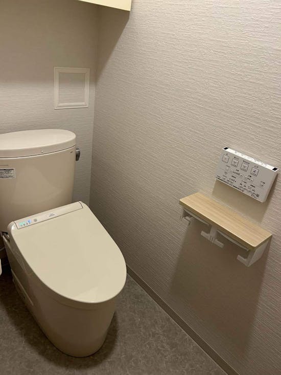 工事後 東京都八王子市のお客様のトイレ交換・内装パック工事