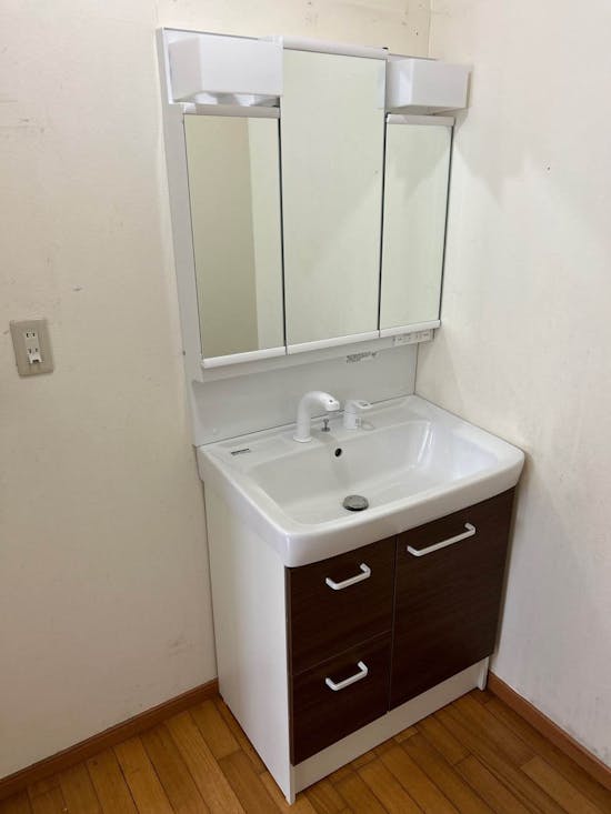 工事後　宮城県仙台市泉区のお客様の洗面化粧台交換工事 