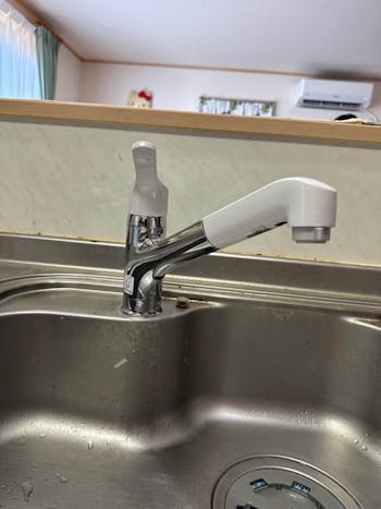 千葉県茂原市のお客様のキッチン混合栓交換工事 