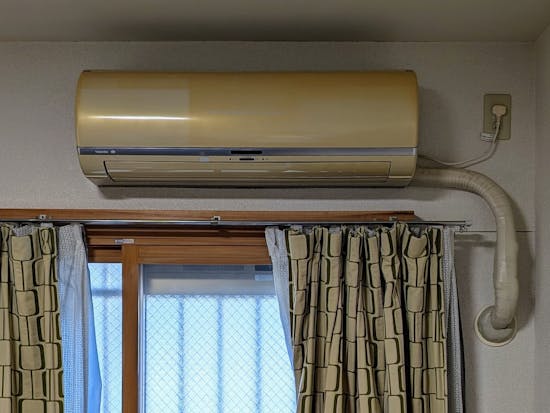 工事前　千葉県のお客様のエアコン取替工事