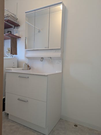 さいたま市西区のお客様の洗面化粧台工事