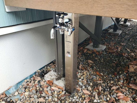 工事後　栃木県宇都宮市のお客様の不凍水栓の設置工事