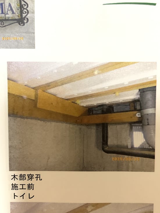 工事前　足利市のお客様の害虫駆除工事
