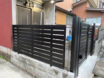 名古屋市港区のお客様の門扉・フェンス工事　具体的な工事内容3