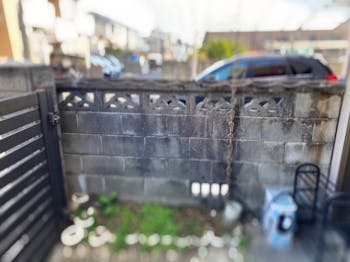 名古屋市港区のお客様の門扉・フェンス工事　具体的な工事内容1