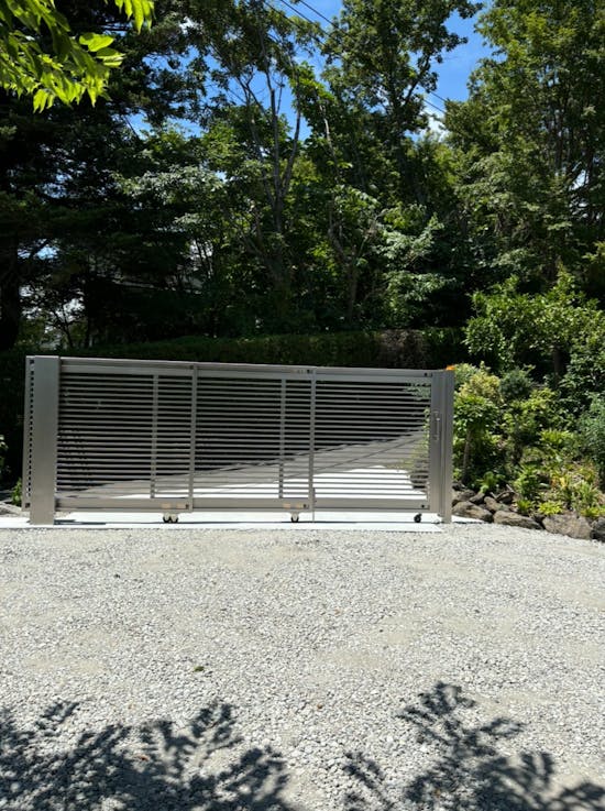 工事後 静岡県のお客様の門扉作成工事