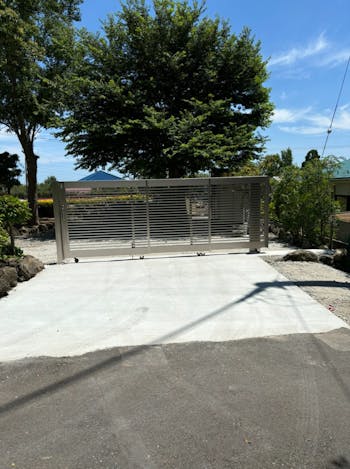 静岡県のお客様の門扉作成工事　具体的な工事内容2