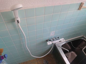 愛知県名古屋市のお客様の浴室混合栓交換工事　具体的な工事内容1