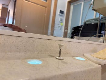 茨城県稲敷郡のお客様の洗面台水栓交換工事　具体的な工事内容2