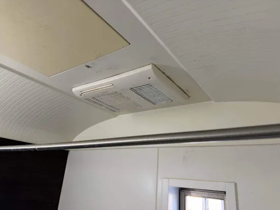 工事前　静岡県沼津市のお客様の浴室換気扇交換