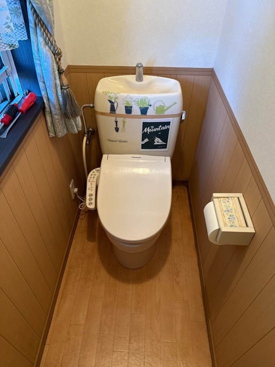 工事前　千葉県長生郡のお客様のトイレ交換工事