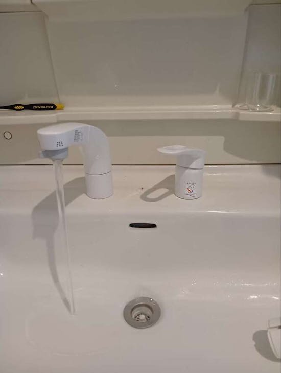 工事後　東京都八王子市のお客様の洗面台水栓交換工事