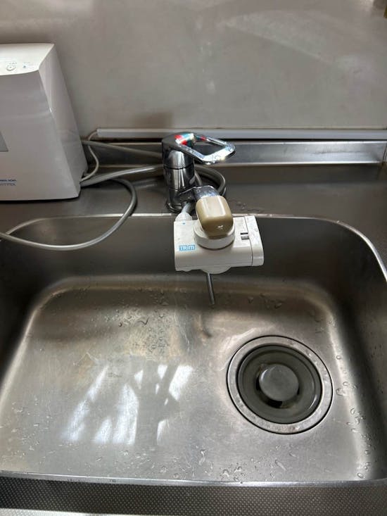 工事前　宮城県仙台市のお客様の水栓交換工事（ｷｯﾁﾝ用ﾜﾝﾎｰﾙ型）