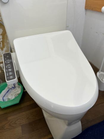 福島県南相馬市のお客様の温水洗浄便交換工事