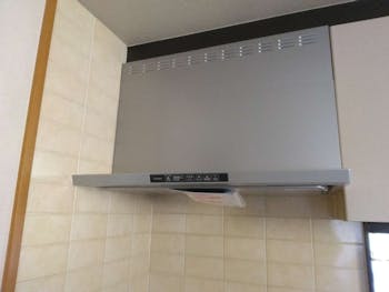 神奈川県相模原市のお客様のレンジフード交換工事