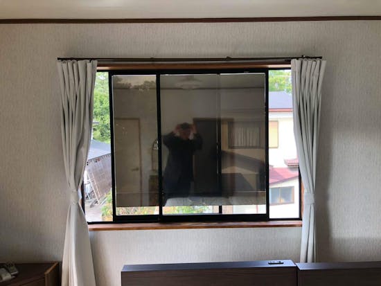 工事前　福島県喜多方市のお客様の内窓工事