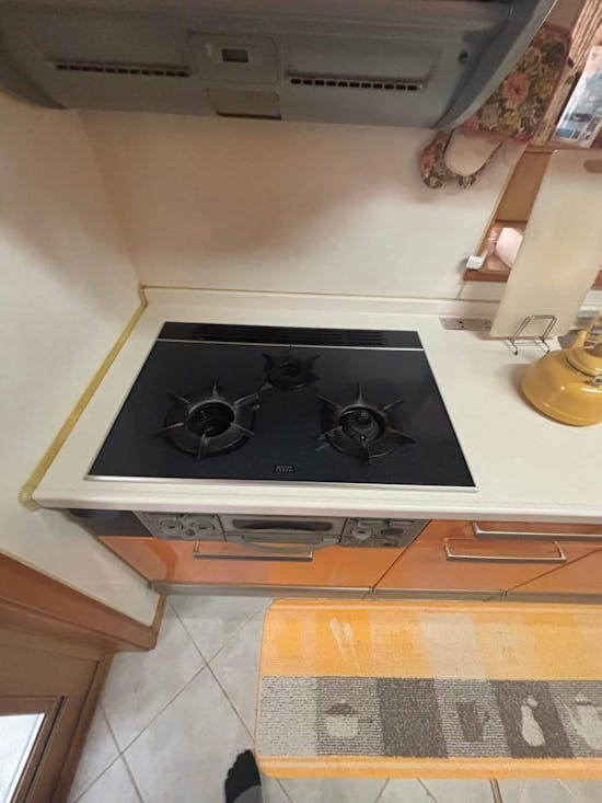 工事前　千葉県習志野市のお客様のビルトインコンロ交換工事