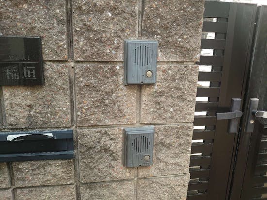 工事前　愛知県名古屋市のお客様のドアホン交換工事