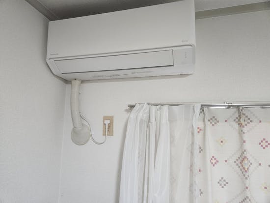 工事後 埼玉県のお客様の新規エアコン取付工事