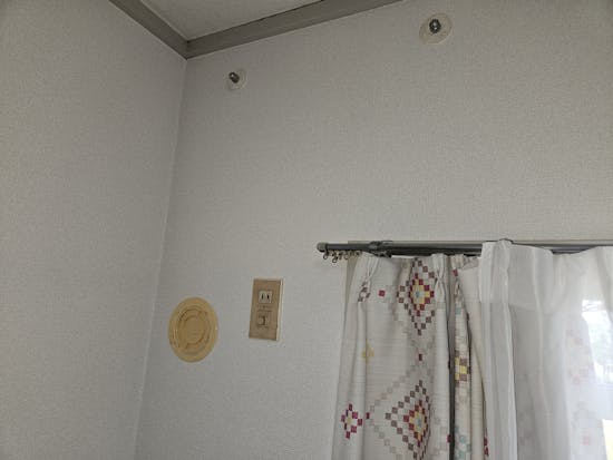 工事前 埼玉県のお客様の新規エアコン取付工事