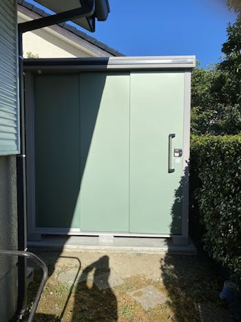 夷隅郡御宿町のお客様の物置・倉庫工事　具体的な工事内容1