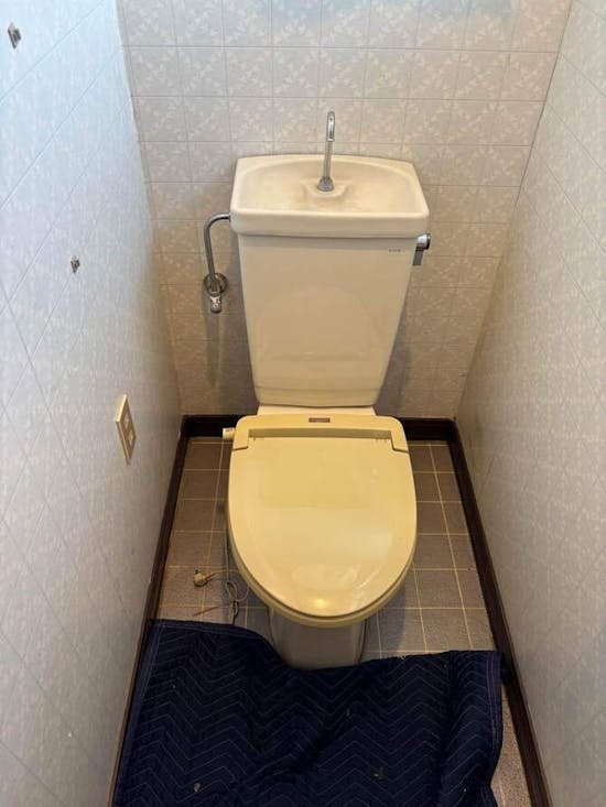 工事前　茨城県小美玉市のお客様のトイレ交換工事