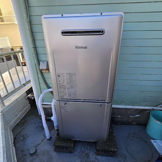 工事後 神奈川県横須賀市のお客様のガス給湯器交換工事