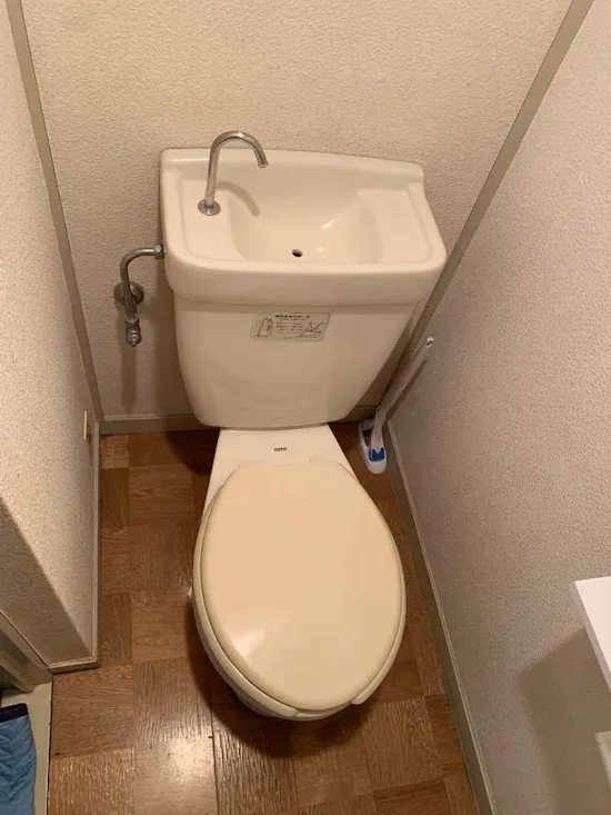 工事前　埼玉県熊谷市のお客様のウォシュレット交換工事