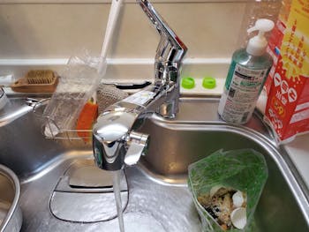 栃木県宇都宮市のお客様のキッチン水栓工事