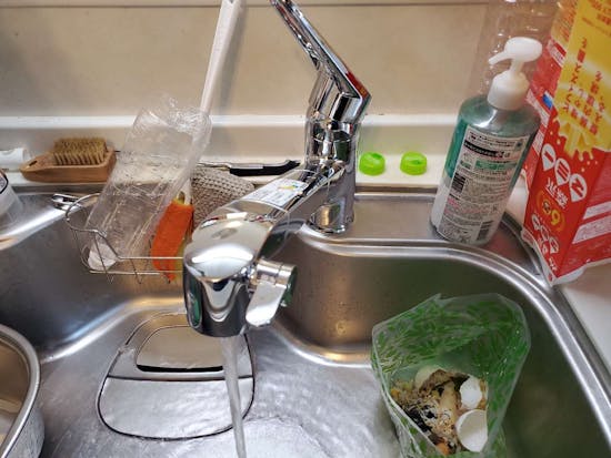 工事後　栃木県宇都宮市のお客様のキッチン水栓工事