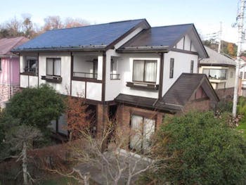 東京都八王子市のお客様の雨樋、屋根塗装工事