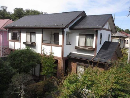 工事前　東京都八王子市のお客様の雨樋、屋根塗装工事