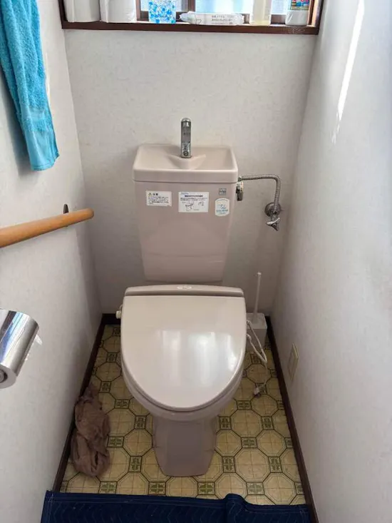 工事前　茨城県水戸市のお客様のトイレ交換工事