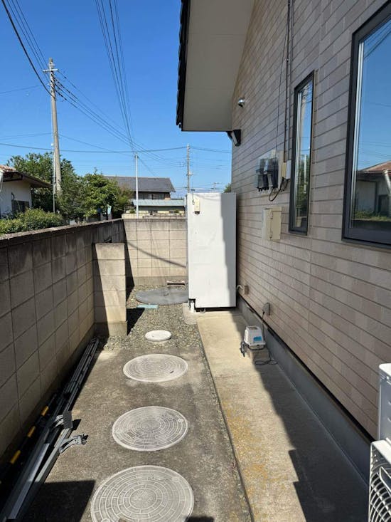 工事前 群馬県伊勢崎市のお客様のエコキュート交換工事