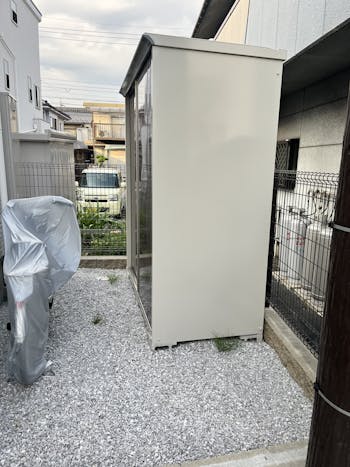 羽村市のお客様の収納庫設置工事　具体的な工事内容2
