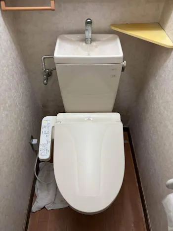茨城県北相馬郡のお客様の便座交換工事
