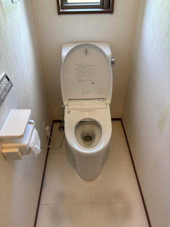 工事後　茨城県石岡市のお客様のLIXIL トイレ交換工事 