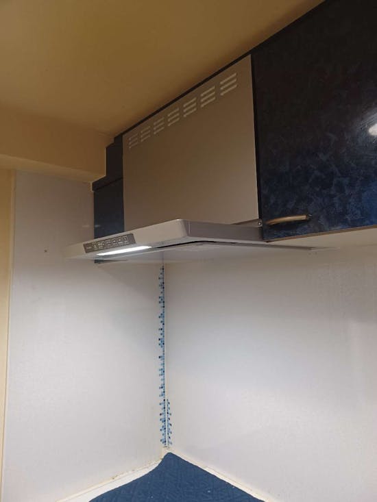 工事後 東京都八王子市のお客様のレンジフード交換工事