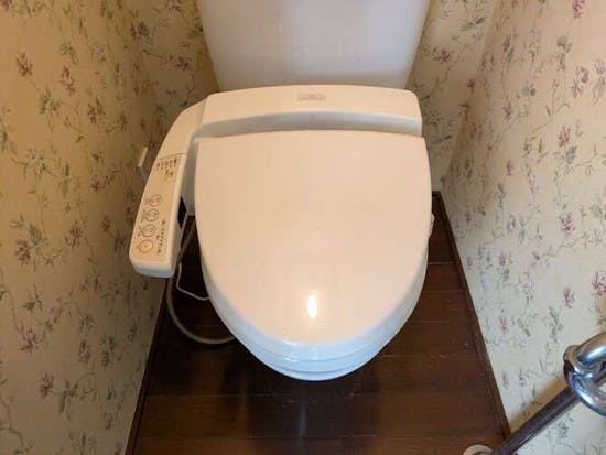 工事前　静岡県静岡市のお客様の温水洗浄便座工事