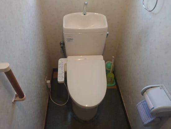 工事後 愛知県名古屋市のお客様のウオシュレット交換工事