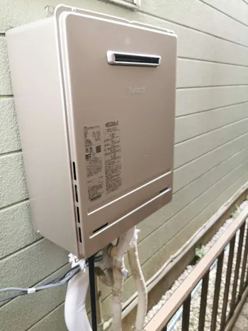 神奈川県横浜市のお客様のガス給湯器交換工事