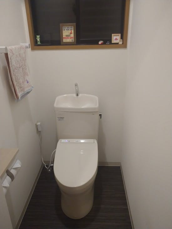 工事後　比企郡ときがわ町のお客様の和式トイレリフォーム工事