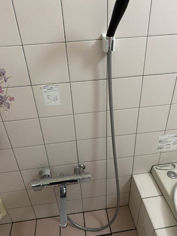 伊豆の国市のお客様の浴室混合栓交換工事