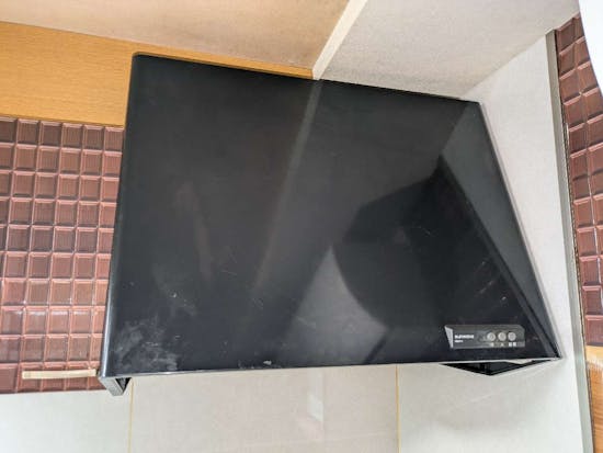 工事前　静岡県磐田市のお客様のレンジフード交換工事