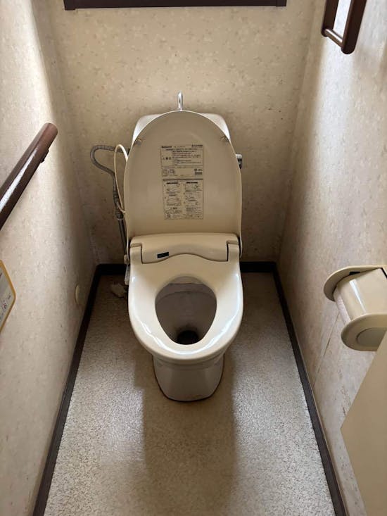 工事前　茨城県土浦市のお客様のトイレリフォーム工事 