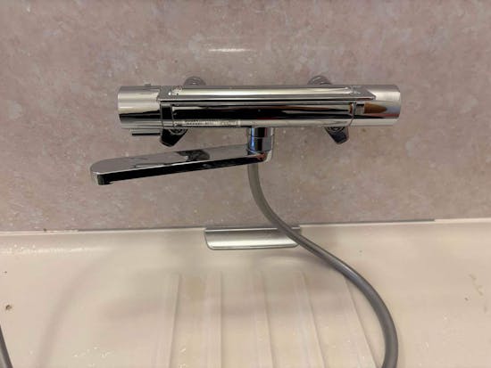 工事後　茨城県北茨城市のお客様の浴室水栓交換工事 