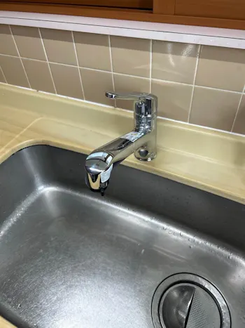 福島県相馬市のお客様のワンホール混合栓工事