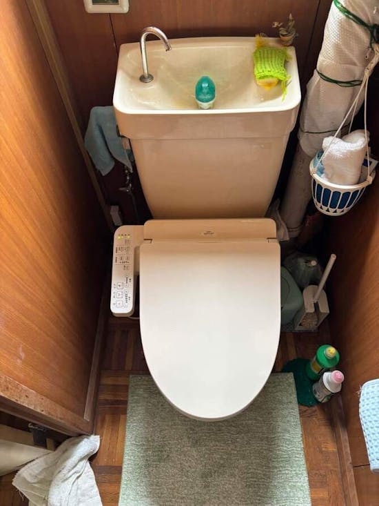 工事後　茨城県北茨城市のお客様の便座交換工事