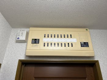 藤枝市のお客様の感震ブレーカー新設工事